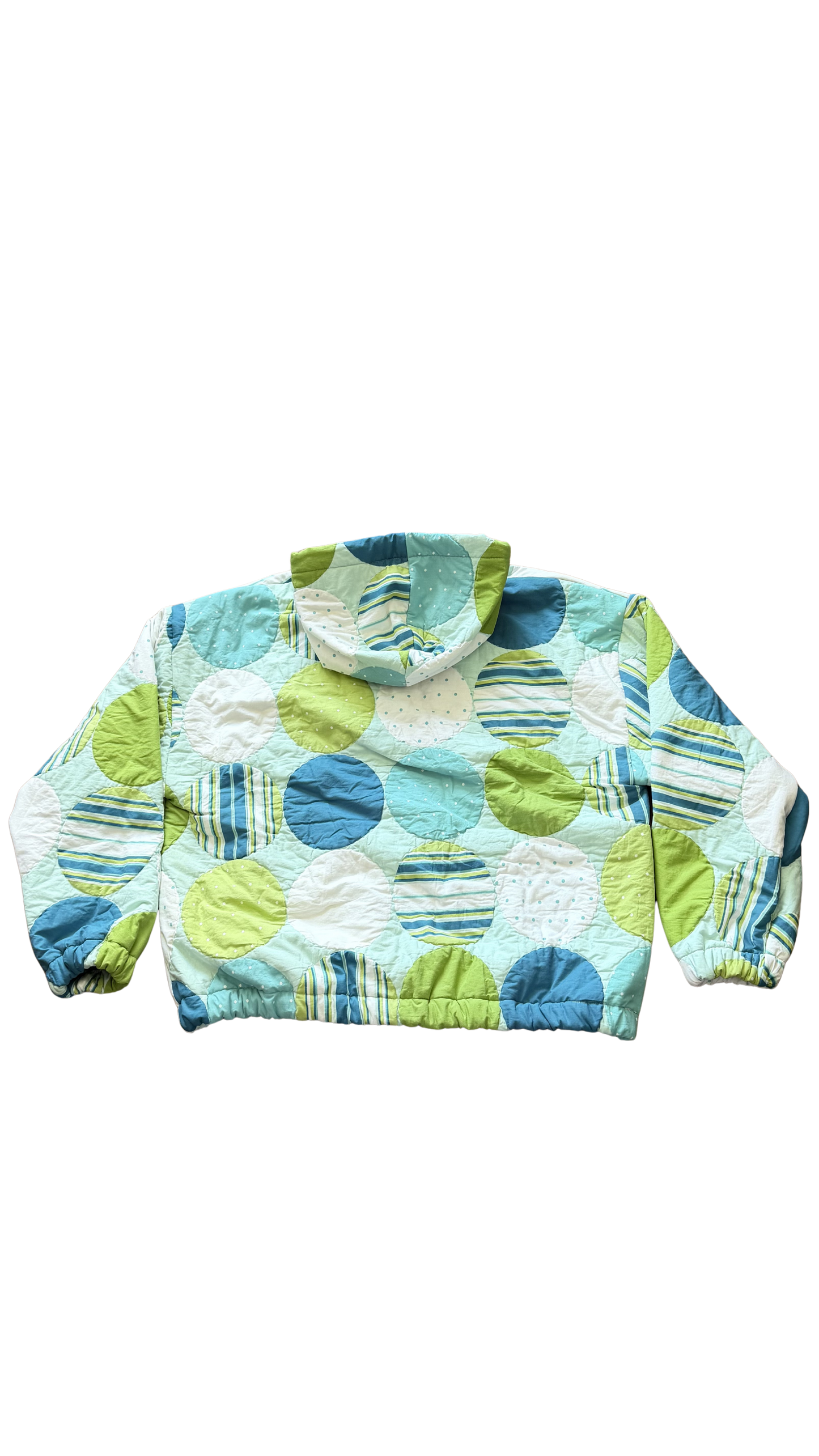 Large Polka Dot Quilt Hoodie