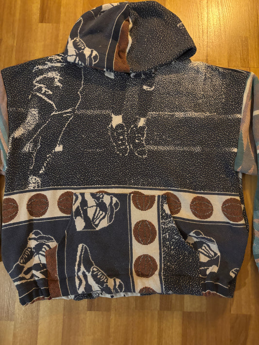 Basketball Blanket Sweater XL