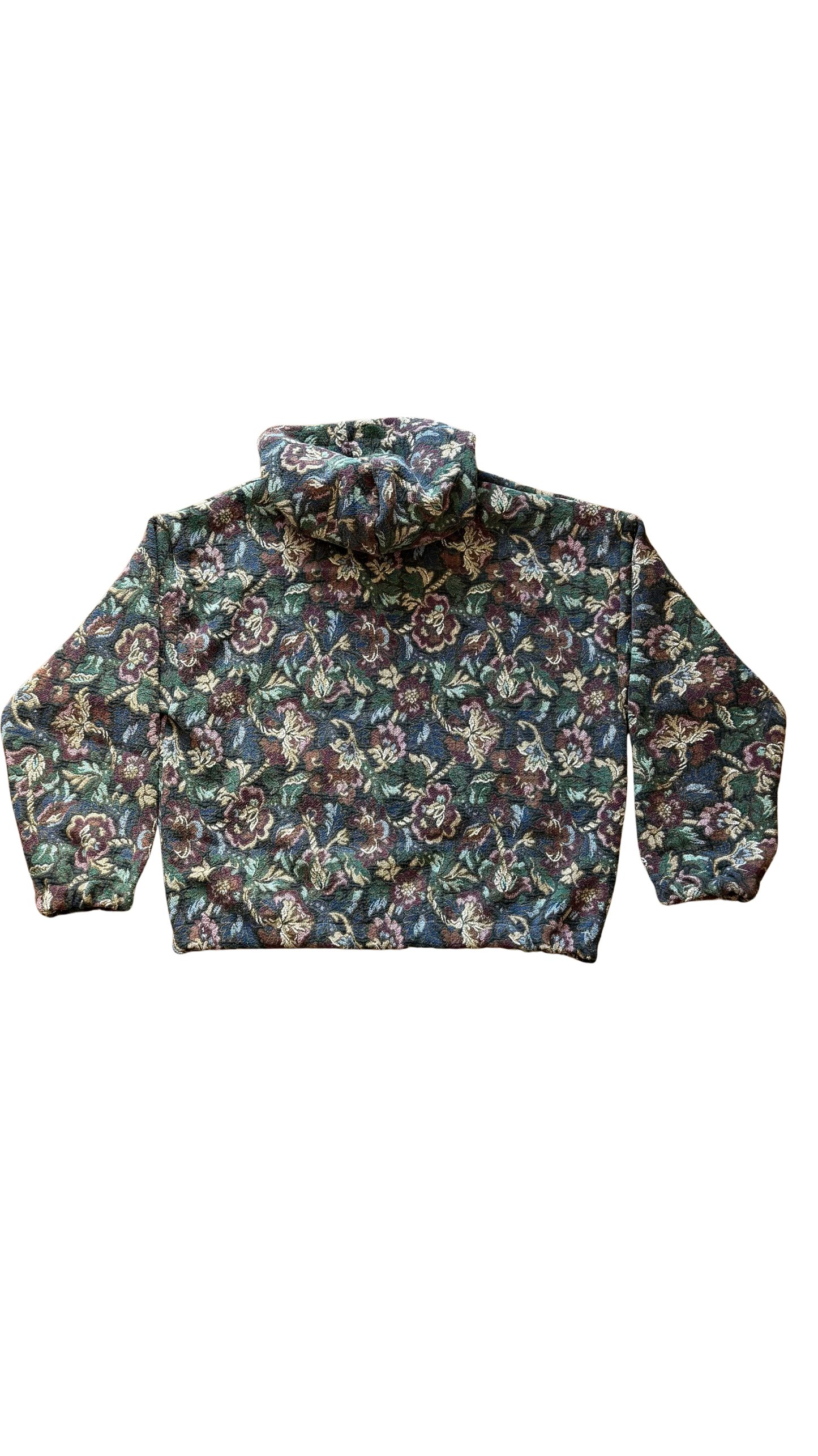 Grandma floral print hoodie