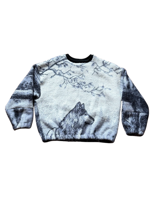 Fuzzy Wolf Crewneck