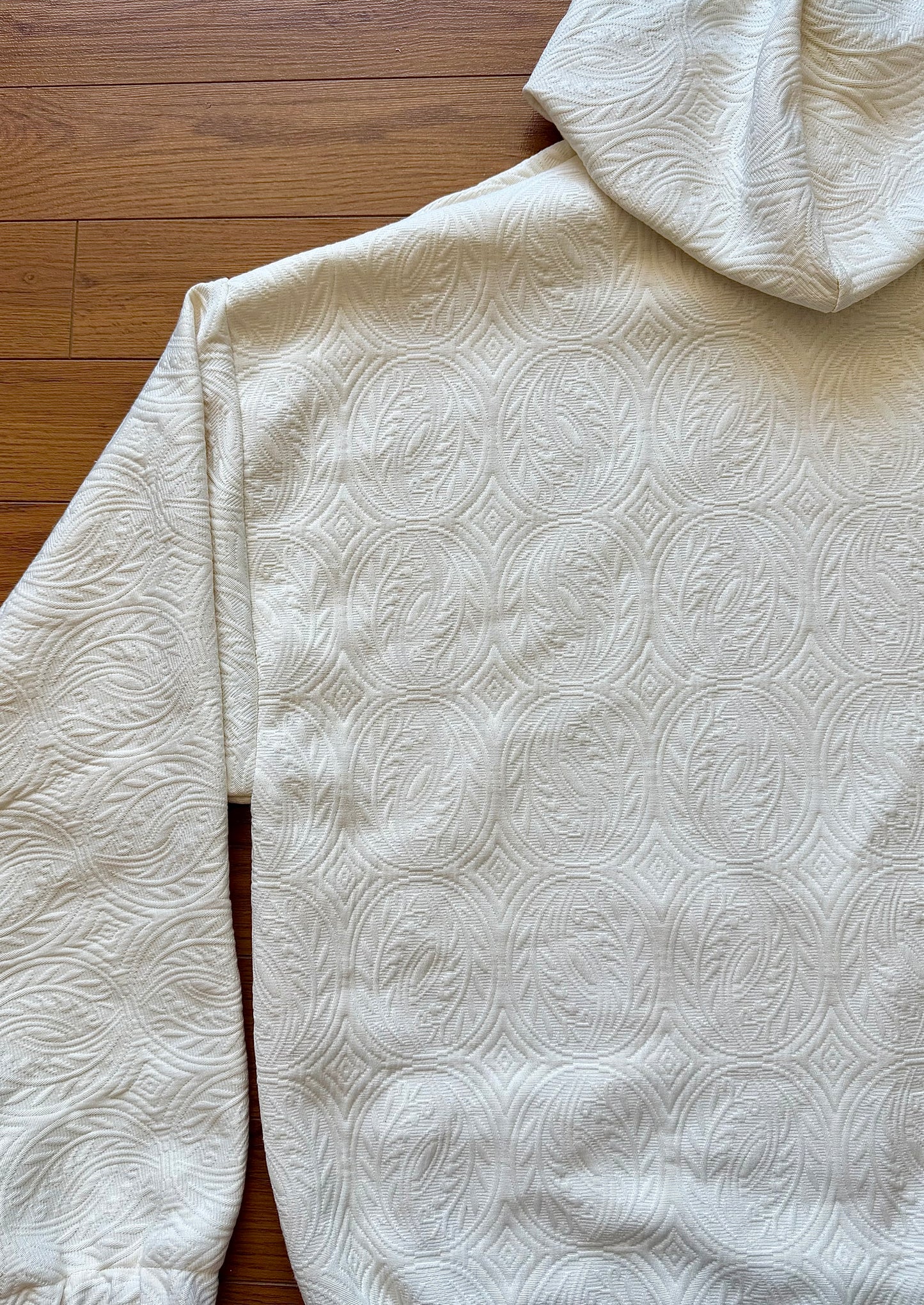 Vintage patterned hoodie
