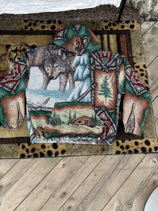 Wolf Lodge Blanket Sweater