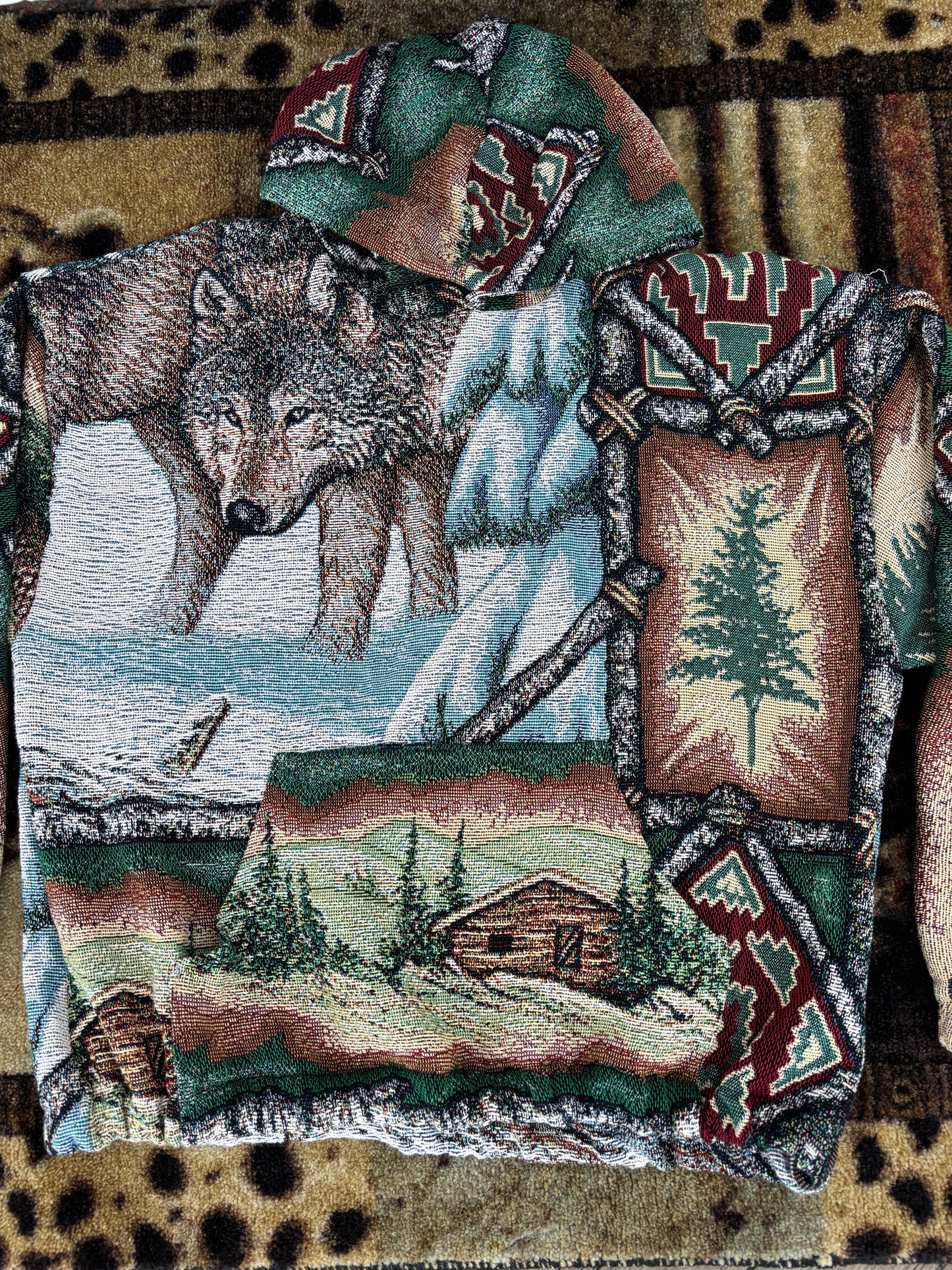 Wolf Lodge Blanket Sweater