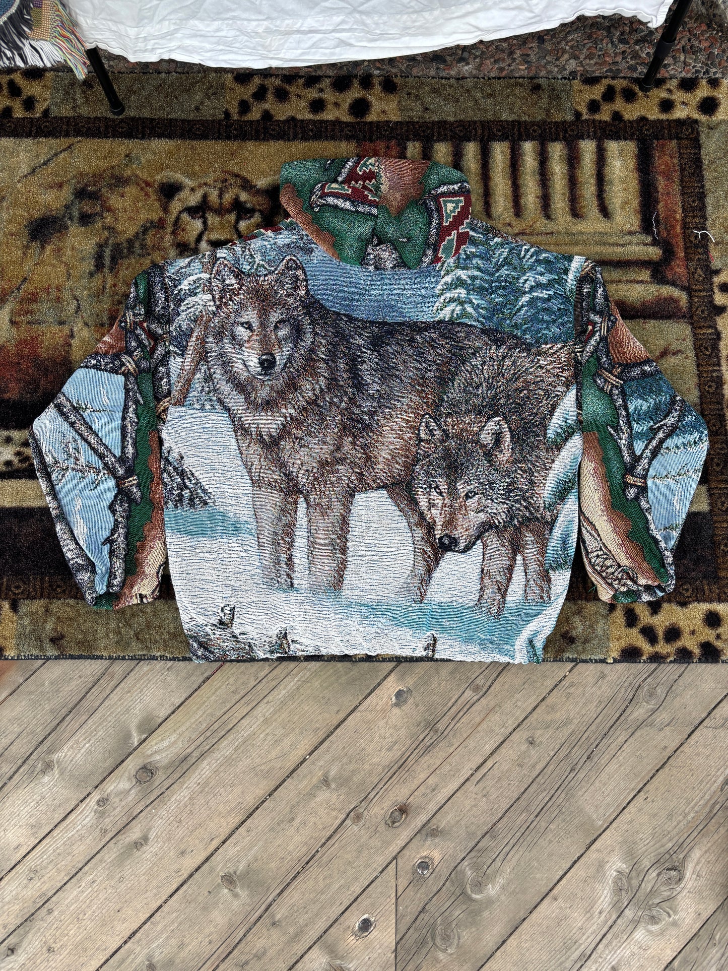 Wolf Lodge Blanket Sweater