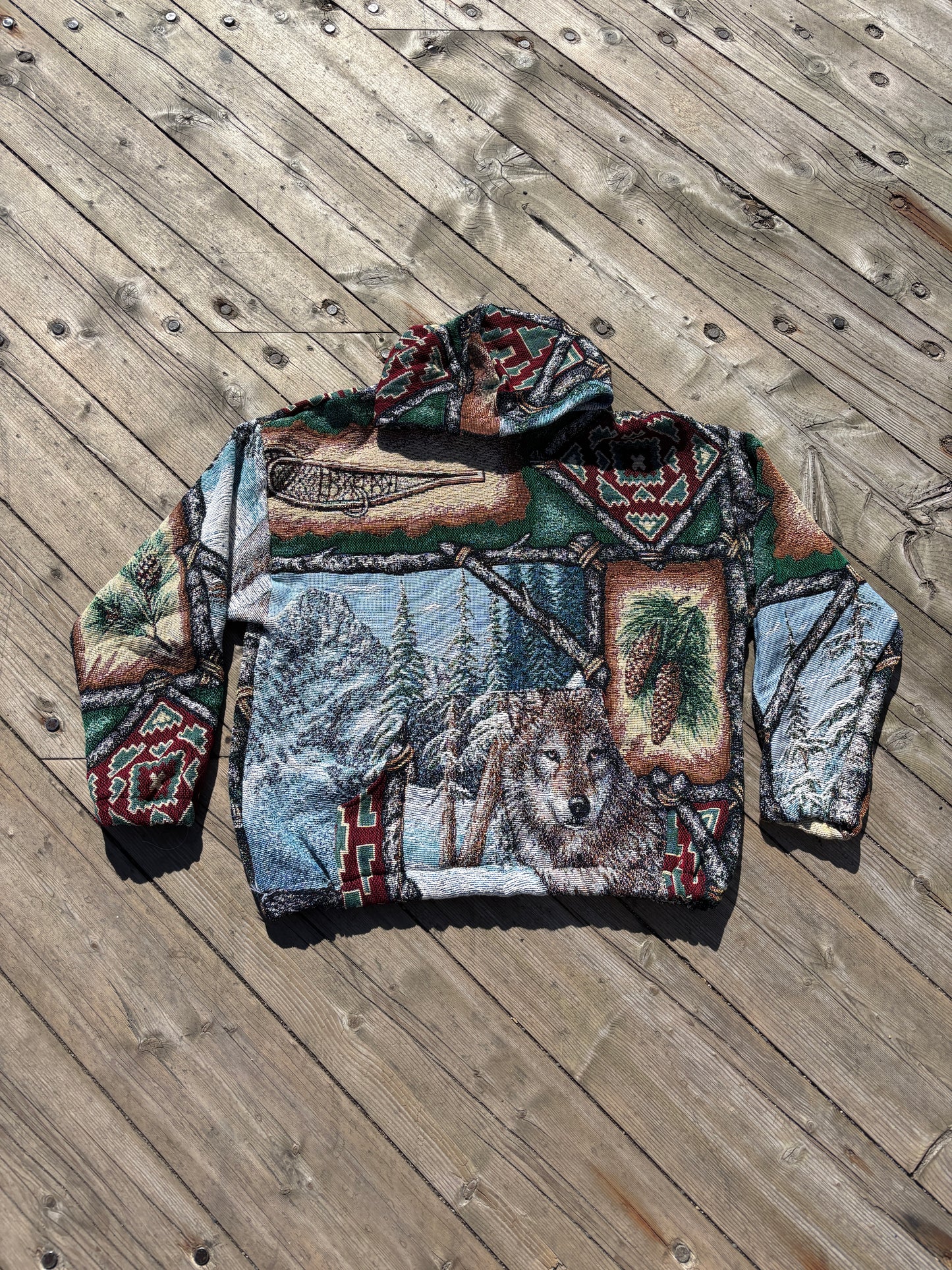 Wolf Lodge Blanket Sweater