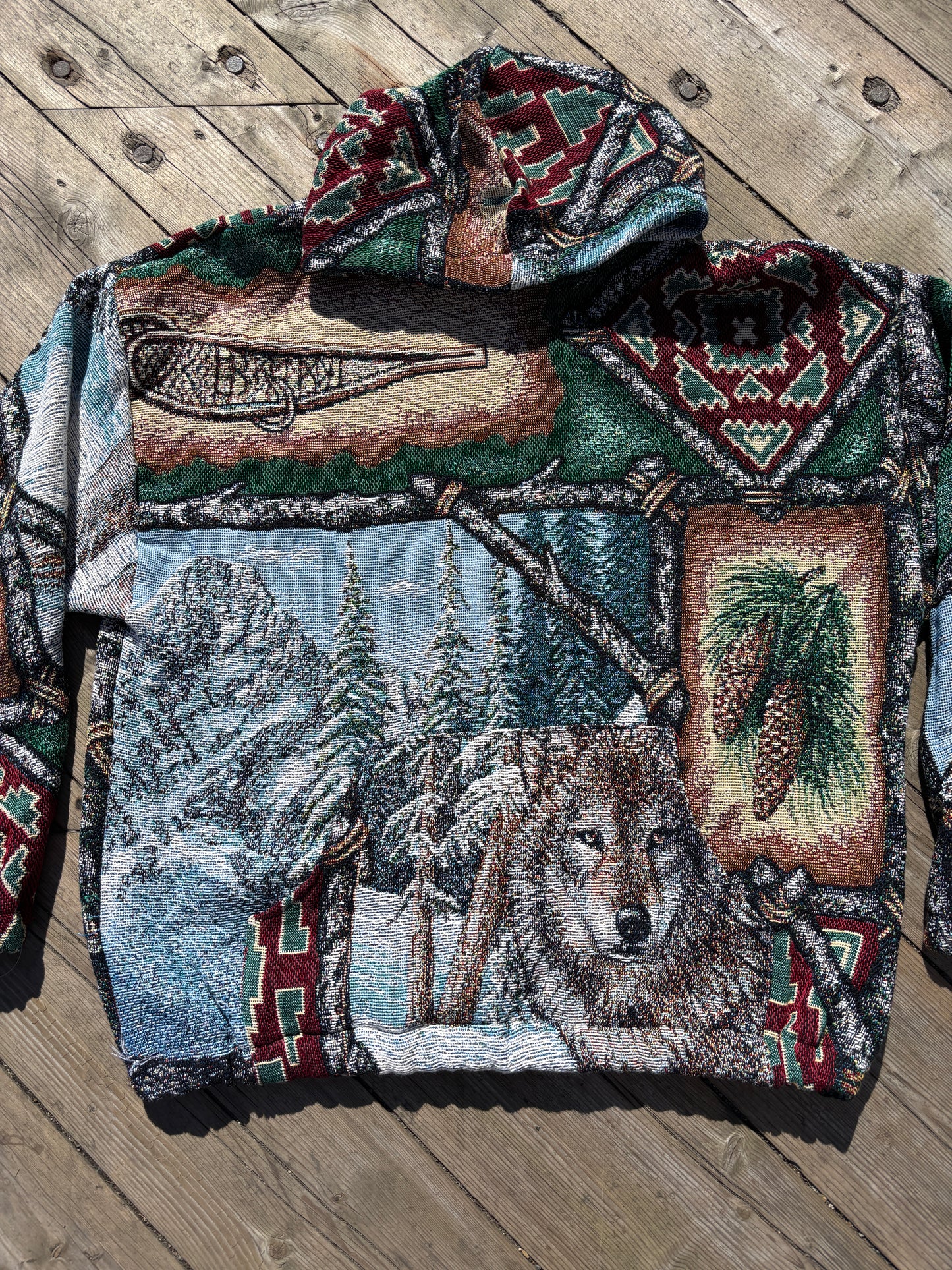 Wolf Lodge Blanket Sweater
