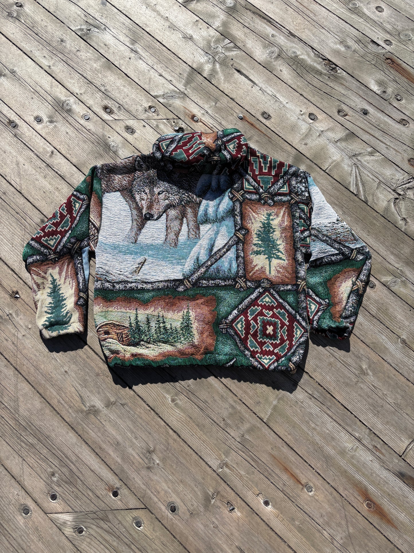 Wolf Lodge Blanket Sweater