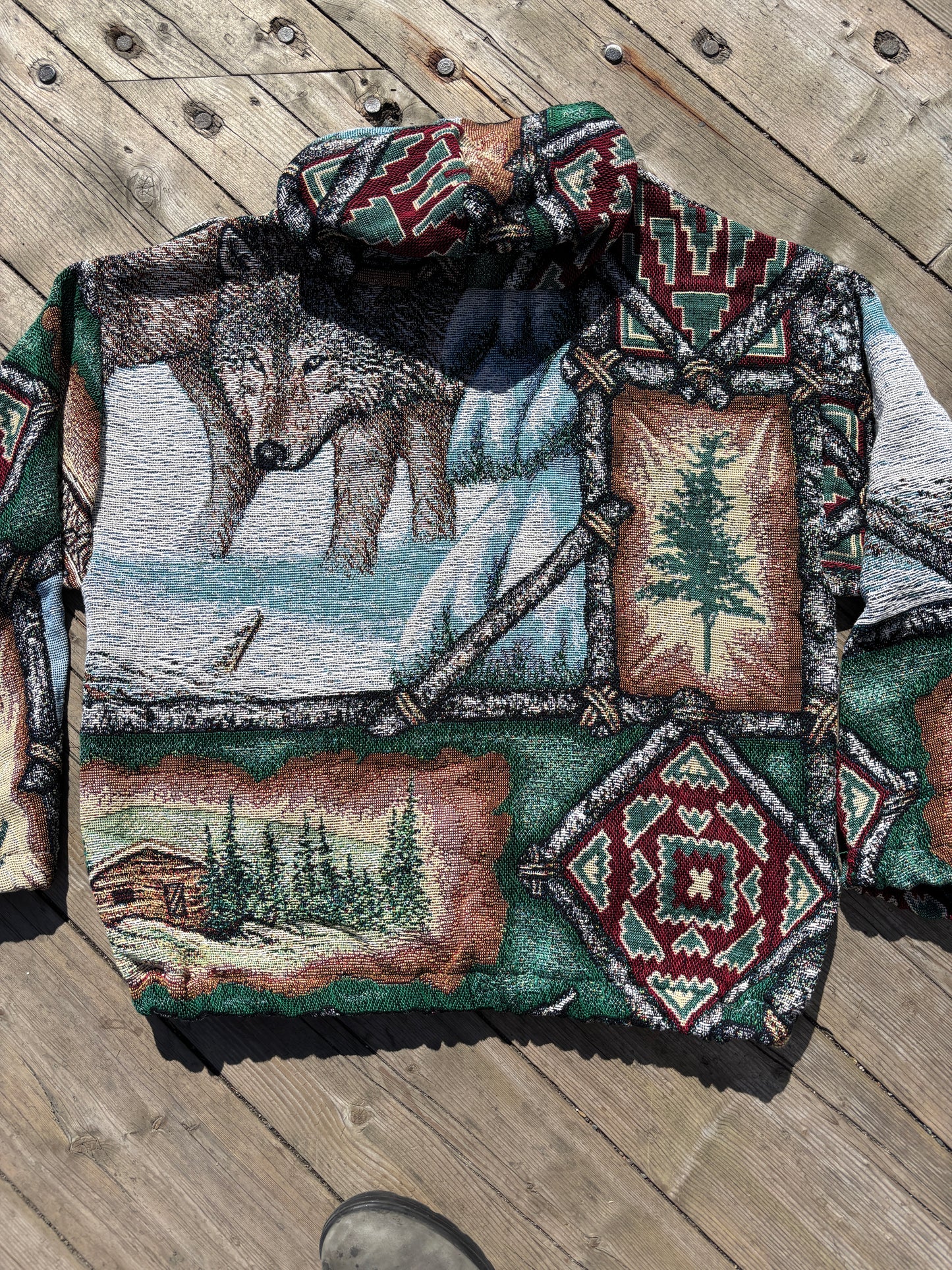Wolf Lodge Blanket Sweater