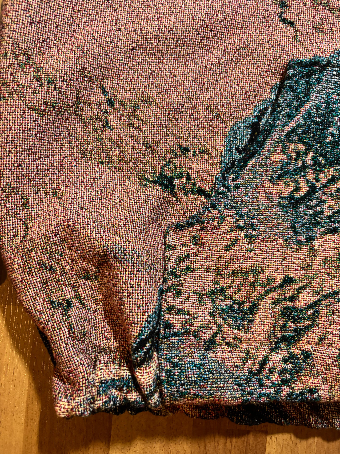 Sunset Wolves Blanket Sweater XL