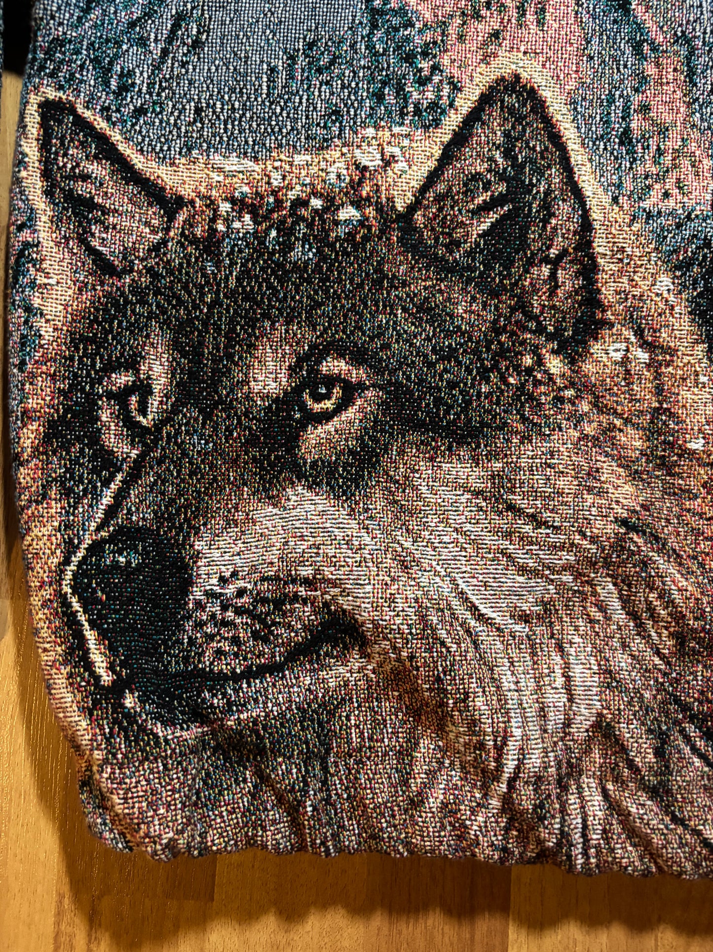 Sunset Wolves Blanket Sweater XL