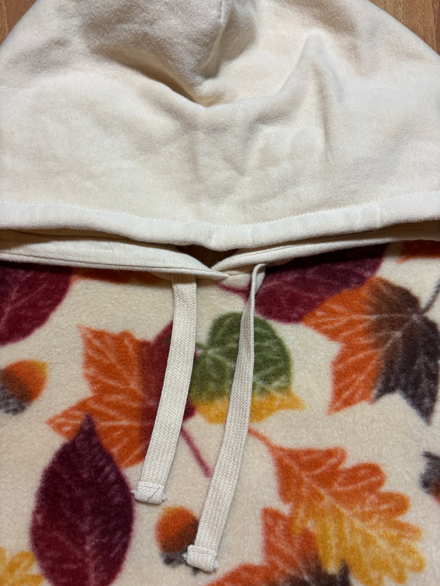 Fall Leaves Fleece Hoodie XL