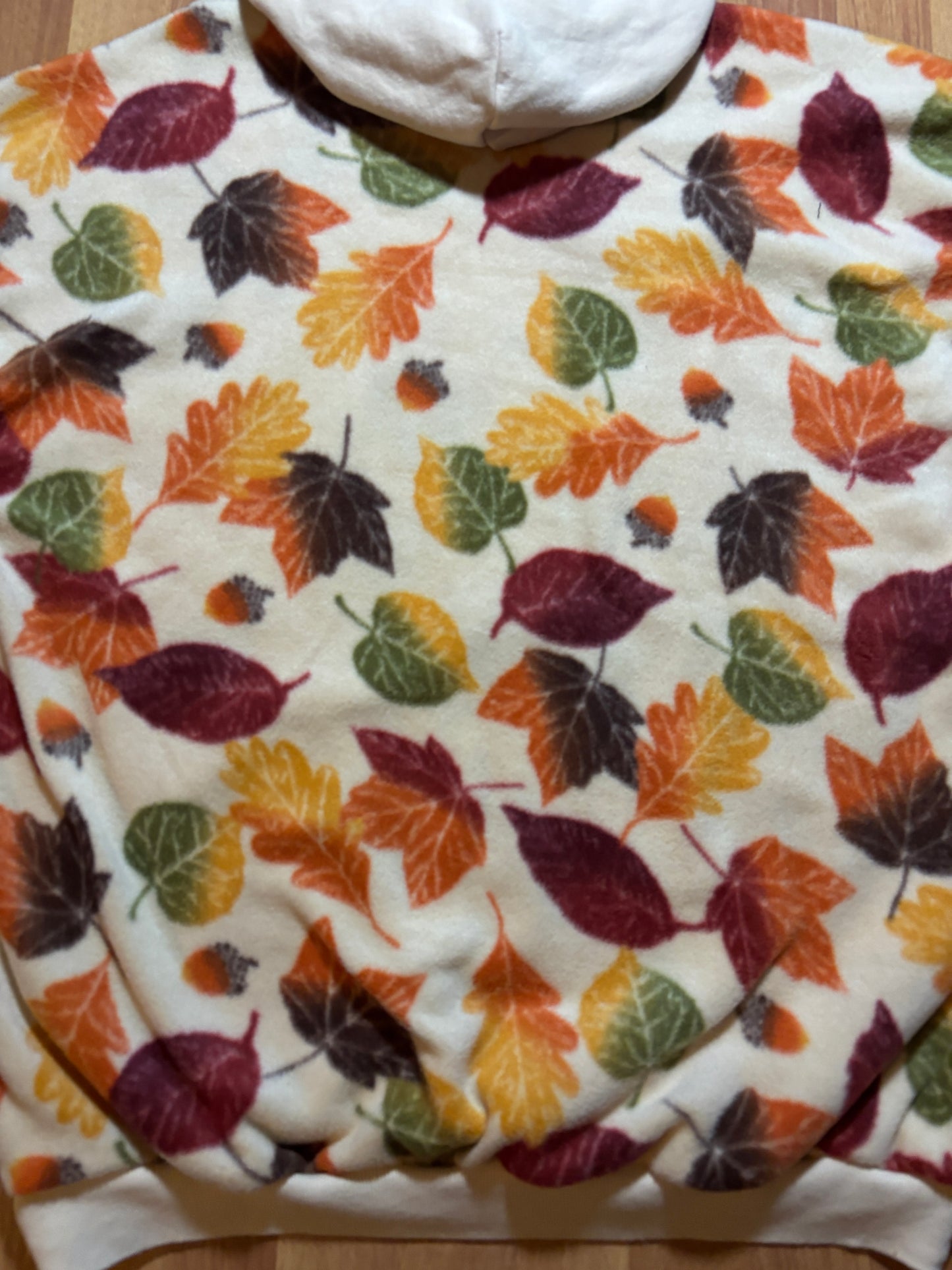 Fall Leaves Fleece Hoodie XL