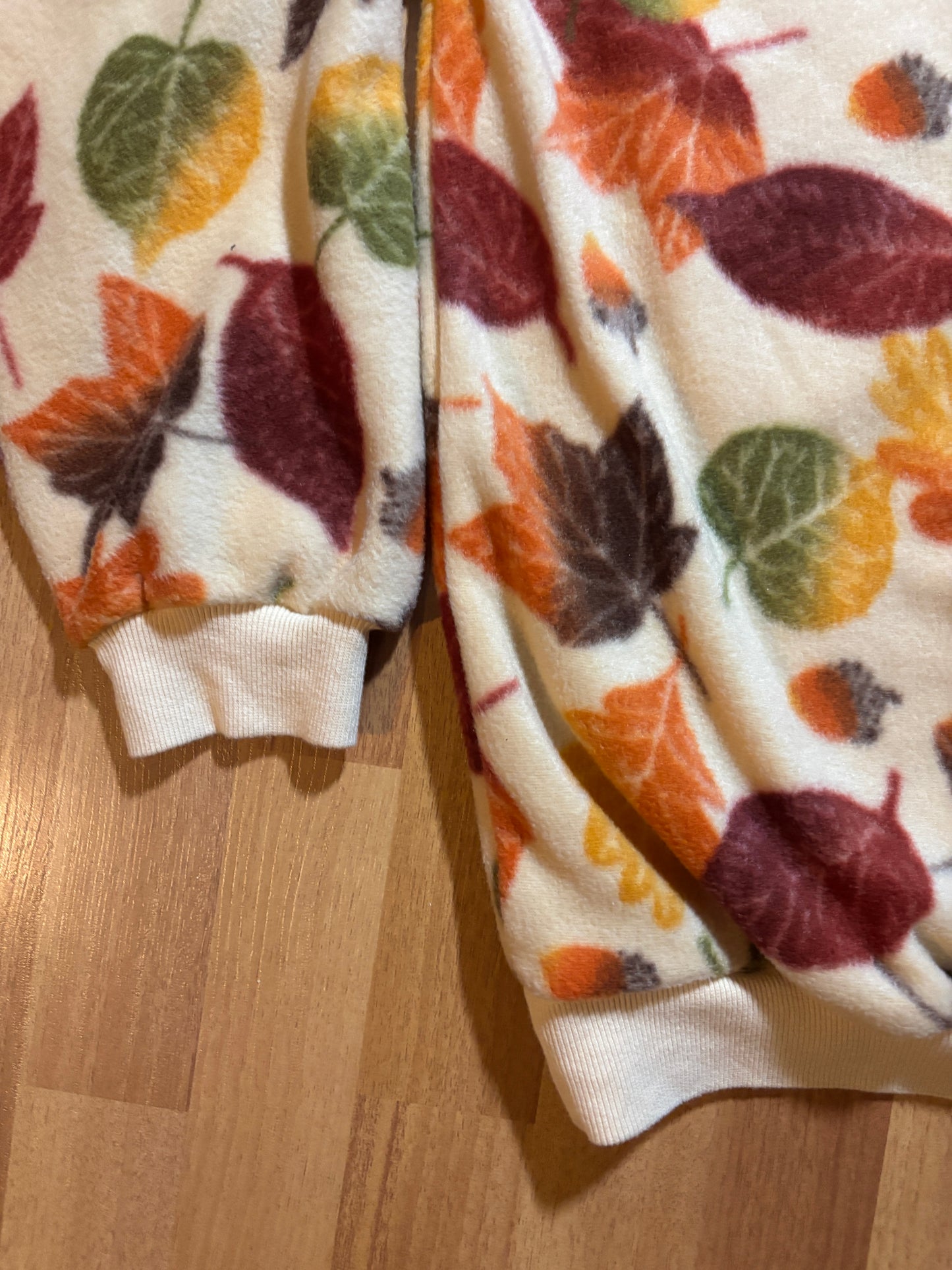 Fall Leaves Fleece Hoodie XL