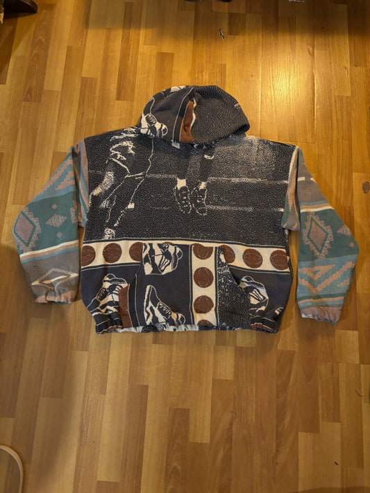 Basketball Blanket Sweater XL