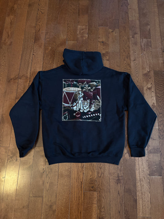 Cat and dog zip-up LG