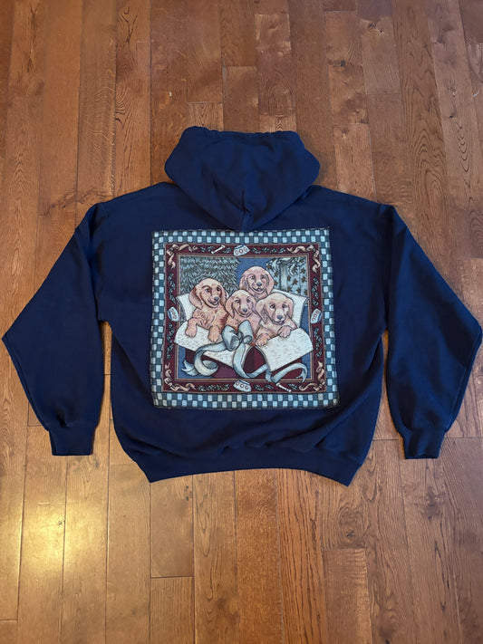 Puppies @ Christmas Pepsi Hoodie LG