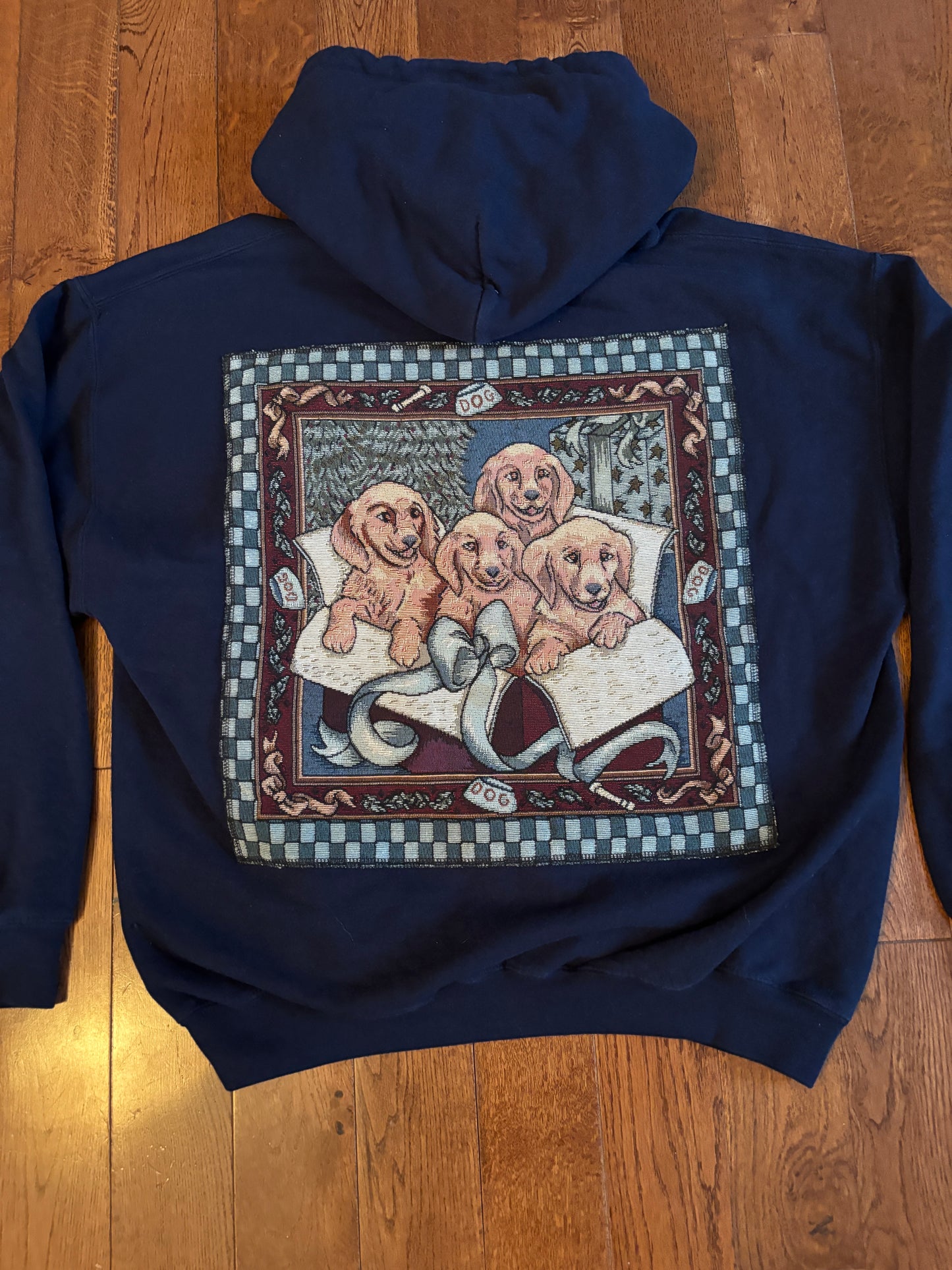 Puppies @ Christmas Pepsi Hoodie LG