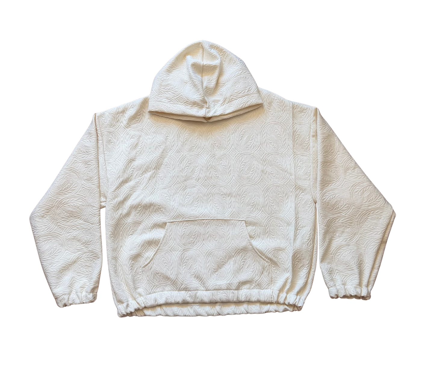 Vintage patterned hoodie