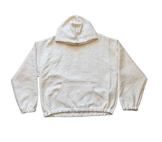 Vintage patterned hoodie