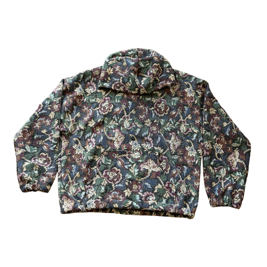 Grandma floral print hoodie